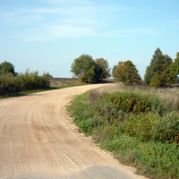 Гравийная дорога на Новгороды