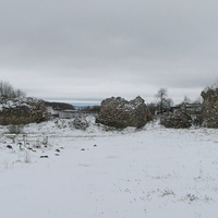 Руины замка (вид изнутри)