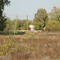село Заньки осенью (возле дороги на Великую Кошелевку)