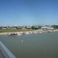 Обь и Барнаул (вид с моста)