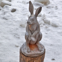 Фигура зайца в Кронверкском проливе