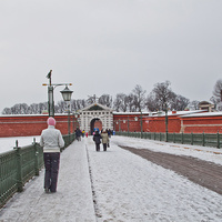 Мостик к Петропавловской крепости