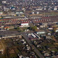 Вид на станцию Калинковичи