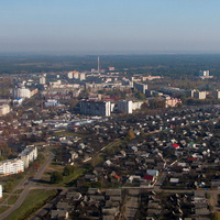Вид на центральную часть города и микрорайон "Север"