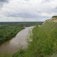 Река Чулым ниже Ачинска