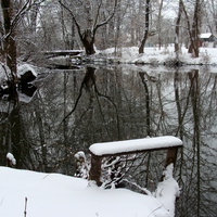Река Западный Буг зимой
