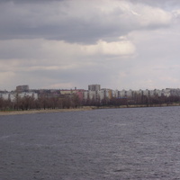 Вид на водохранилище и г. Камышин