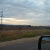Поезд вид на Степановку