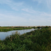 Река Неман и городок Столбцы