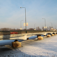 Мост через реку Ижору
