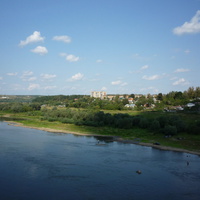 Река Ока и правобережная часть Алексина