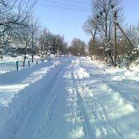 с.Байраковка Улица зимой