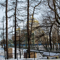 Вид на Макаровский мост и собор
