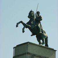 Скульптурная композиция на 15 шлюзе судоходного канала "Казаки"