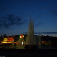 Ночной фонтан