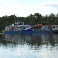 Паромная переправа через Дон