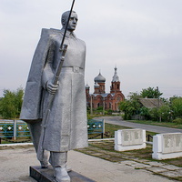 памятник павшим односельчанам в ВОВ