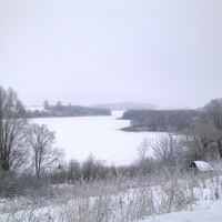 Озеро Белое зимой