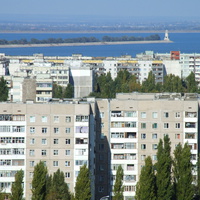Волгодонск - вид на волнорез с маяком
