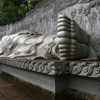 Long Sơn Pagoda, спящий Будда
