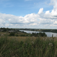 Вид на деревни Горушка и Иногоща