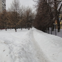 У детского сада по Бирюлевской