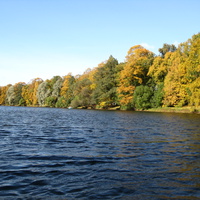 река Ламповка осенью