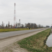 Автодорога  из Житомира на Калинковичи через деревню