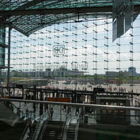 Берлин. Железнодорожный вокзал Berlin Hauptbahnhof.