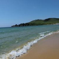Август 2011. Песчаные пляжи Ливадии.