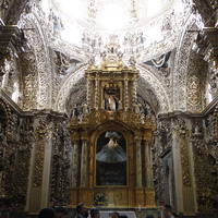 Puebla - interior view of Santo-Domingo