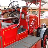 Реликтовая пожарная машина в Гон-Конге
