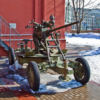 Зенитная пушка "61К" в музее "Мир воды"