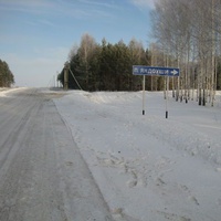 Дорога в сторону деревни