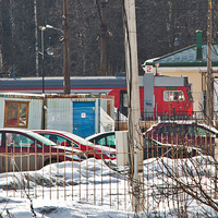 Вид на Павловск в районе вокзала