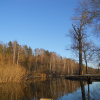 Озеро пигольер весной