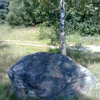 камень возле дома моей бабушки