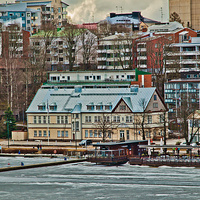 Вид на город