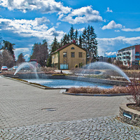 Фонтан на площади