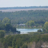 Озеро Шамсутдин. Вид с Соколка. Август 2012