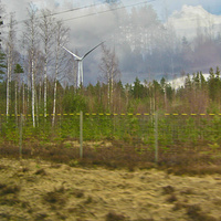 Ветряная электростанция близ Иматры