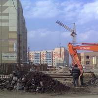 Строительство третьего детского сада, весна 2013.