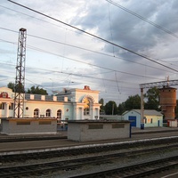 Кропачёво. Вид на старый железнодорожный вокзал