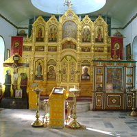 В каганской церкви Святого Николая.