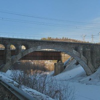 Миньяр. Никольский мост. Вид с долины реки Сим