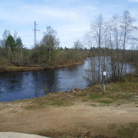 Река Чагода весной