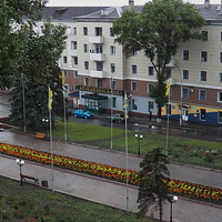 Площадь Ленина после дождя