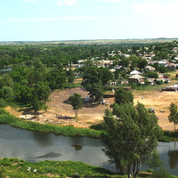 хутор Погорелов и река Калитва