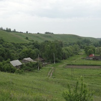 Вид посёлка, с дороги на Калаис.