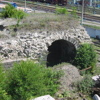 Белгород. Руины старых сооружений на железнодорожном вокзале.